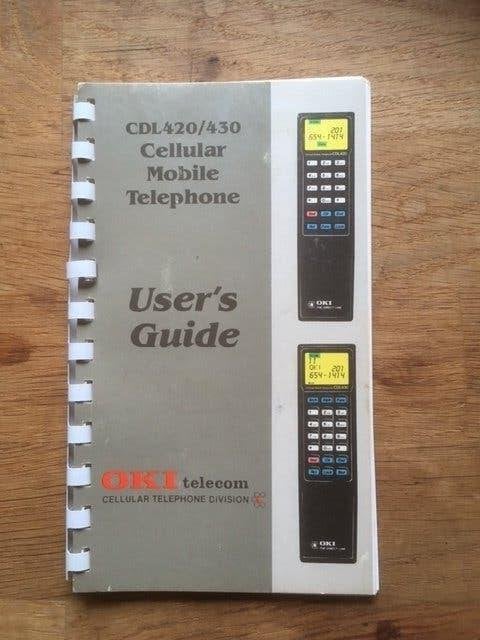 OKI CDL420/430 Mobiele Telefoon Gebruikershandleiding, Ophalen of Verzenden