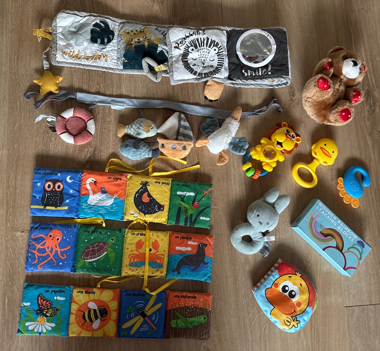 Diverse baby speeltjes voor in box en kinderwagen, Ophalen, Gebruikt, Overige typen