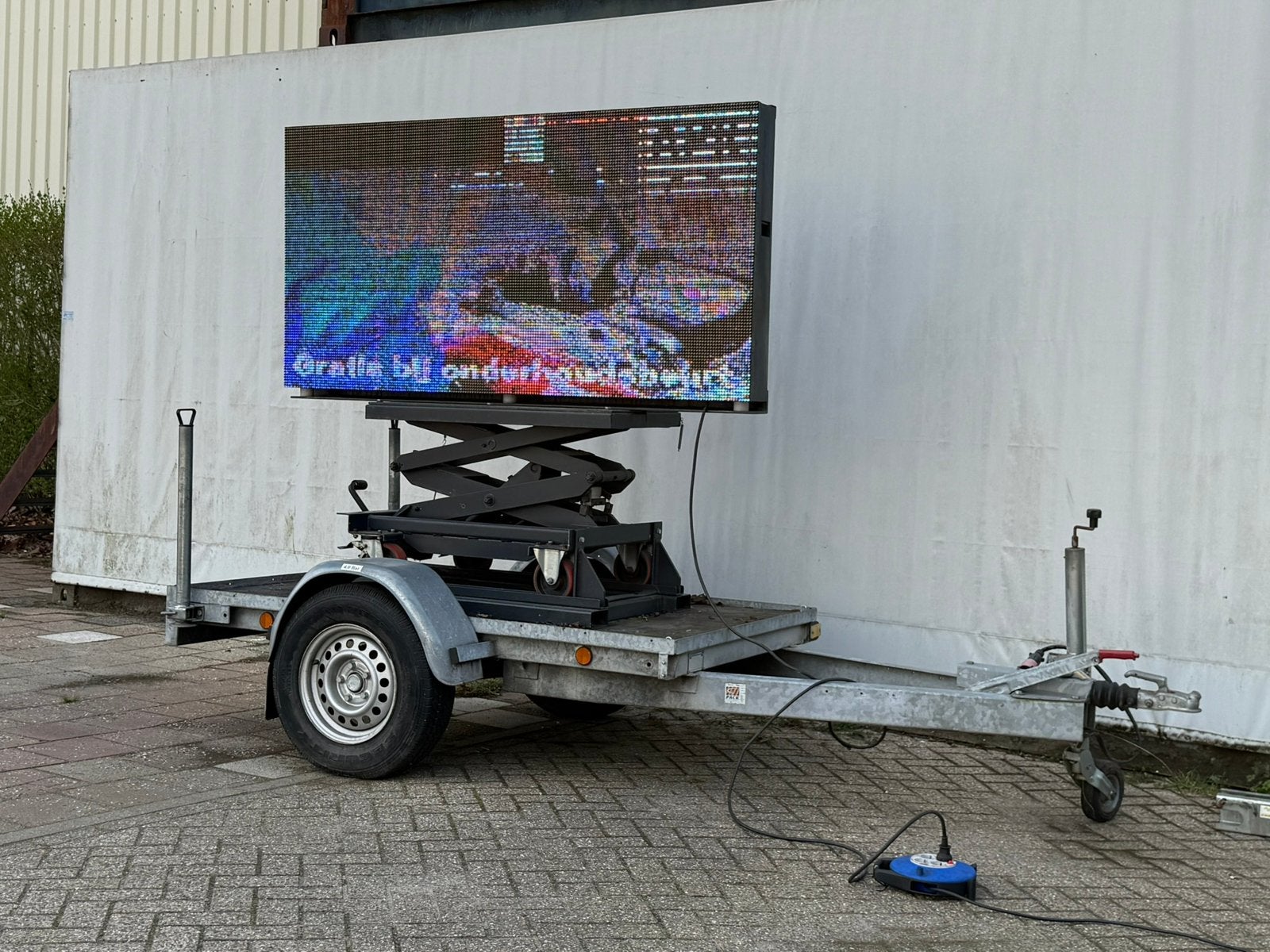 Tekstkar Led - koopje!, Ophalen, Gebruikt, Postweg maildorp, Verdonk