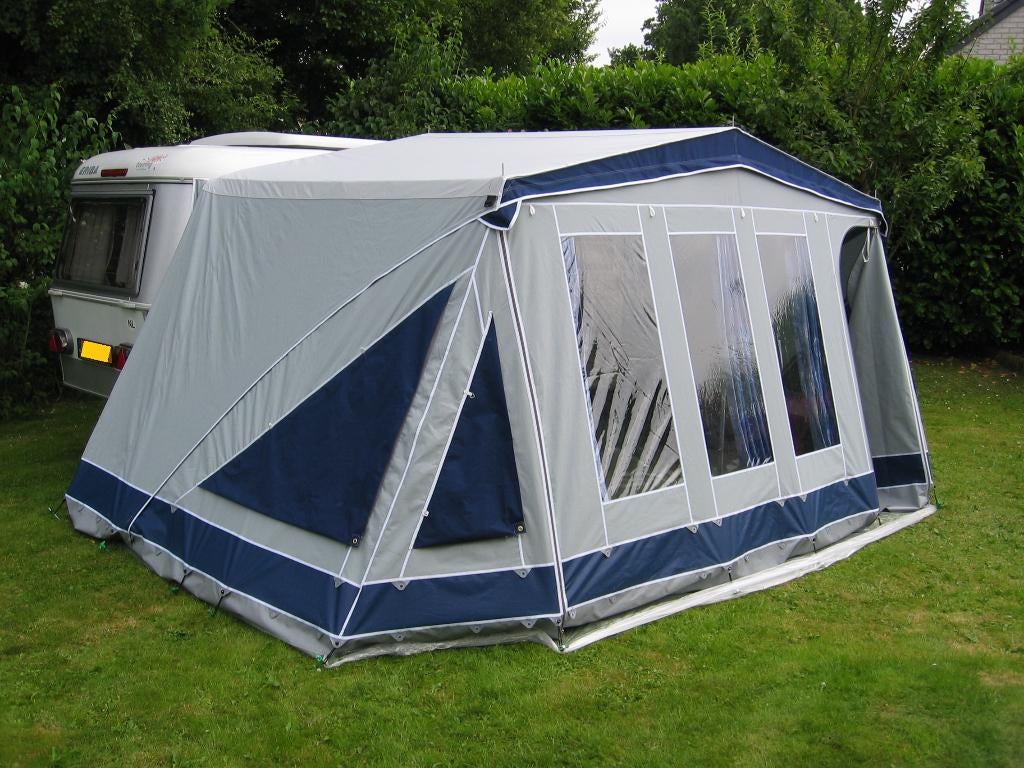 Voortent Eriba touring triton (gemaakt door van der Horn), Ophalen, Gebruikt, Ten Cate All Season 200g/m2, Overige merken