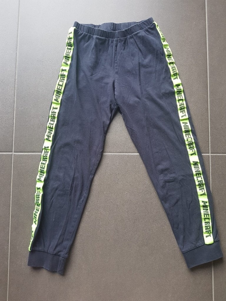 Broek 152 100% Cotton Katoen Blauw Minecraft Jongens, Broek, Gebruikt, Verzenden, Minecraft