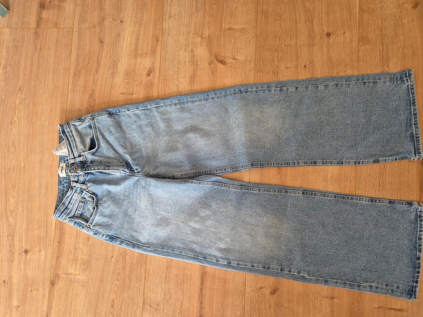 Only Juicy wide leg 24x30 zgan, Kleding | Dames, Only, Blauw, Ophalen of Verzenden, Zo goed als nieuw