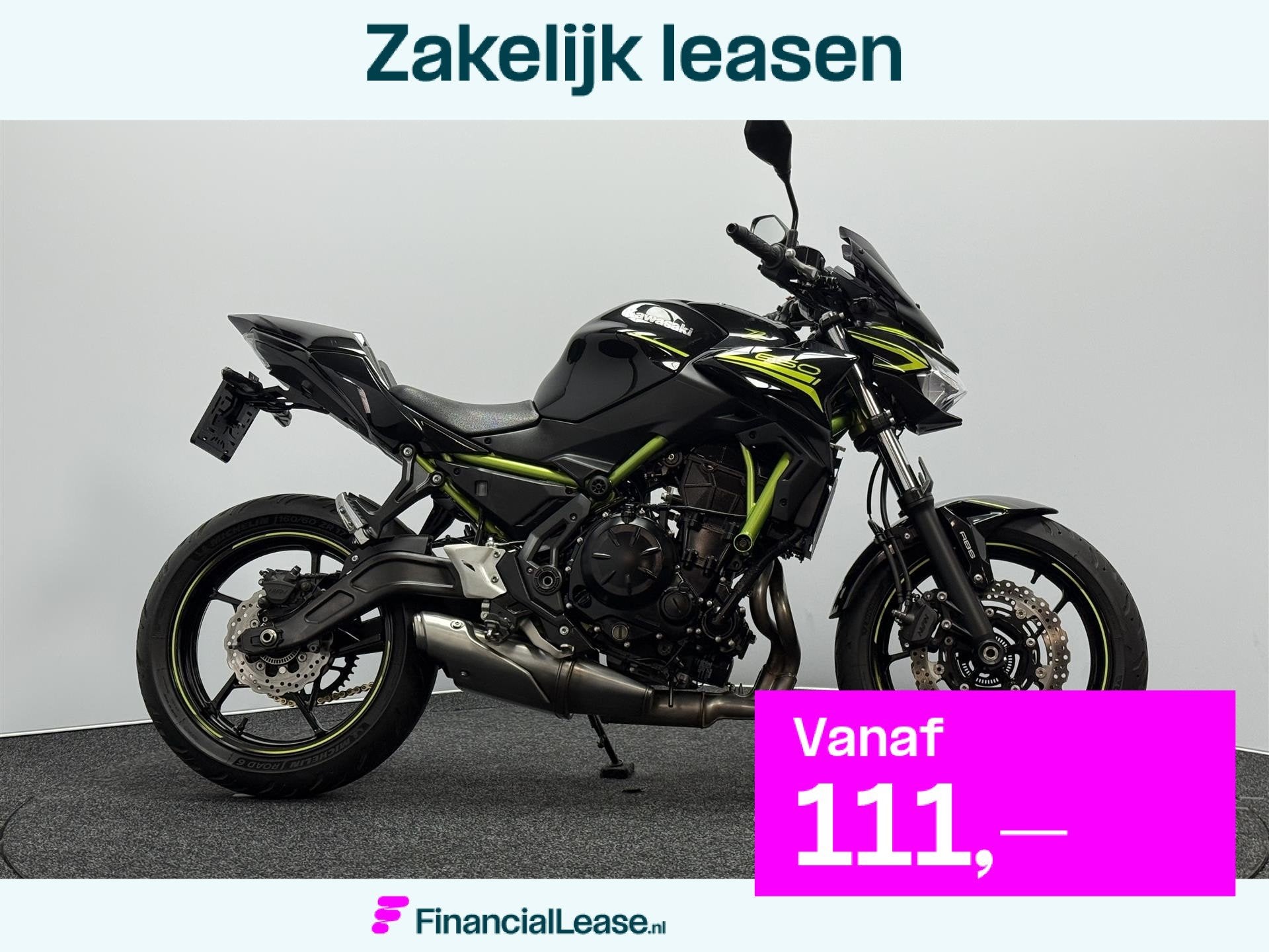 Kawasaki Z650 ABS, ABS, Handgeschakeld, 12 t/m 35 kW, Naked bike