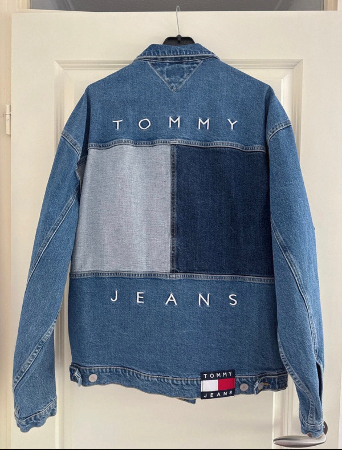 Tommy Jeans oversized denim jacket – L, Ophalen of Verzenden, Nieuw, Maat 52/54 (L), Blauw