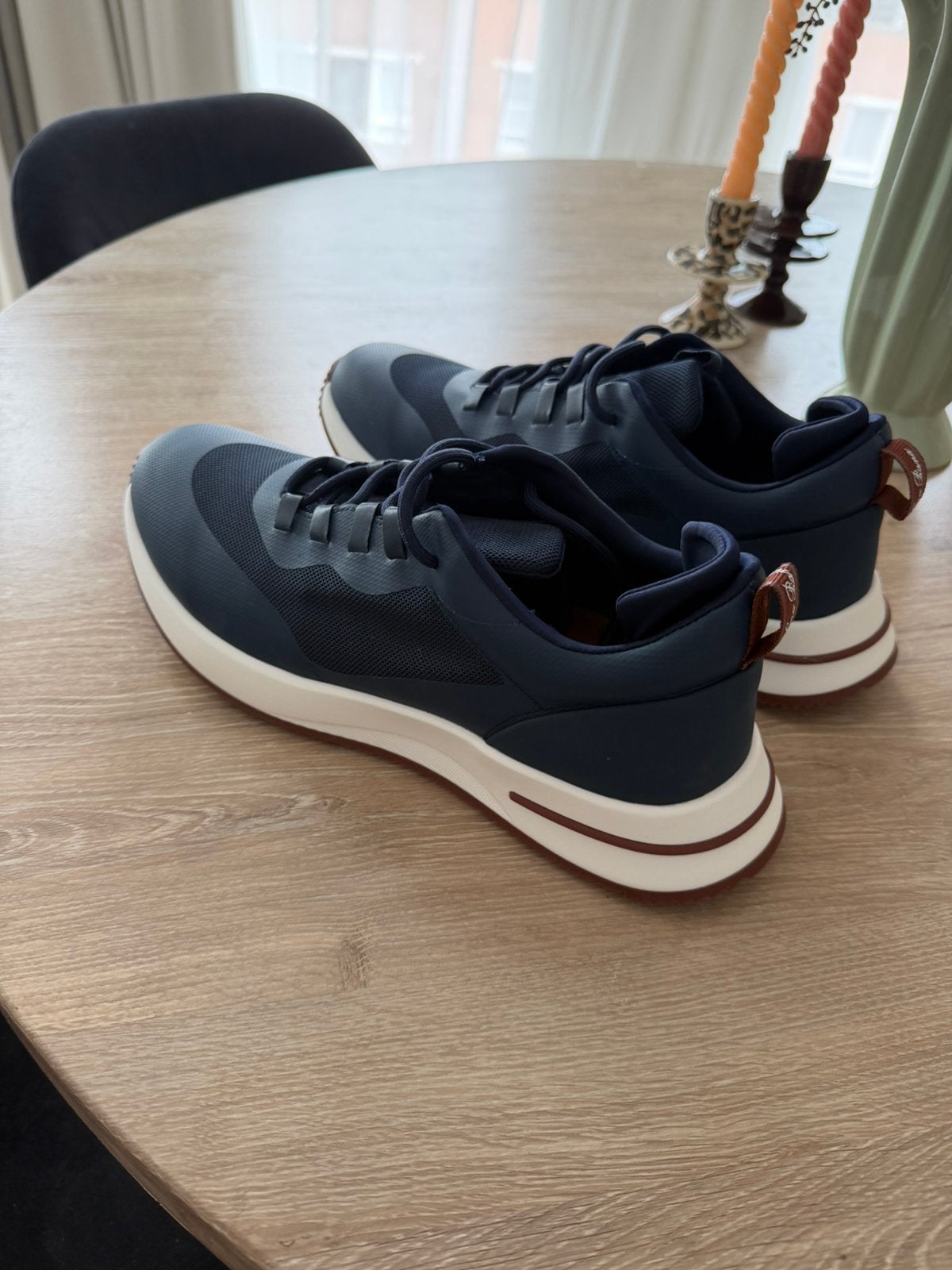 Ongedragen Loro Piana runners, Loafers, Blauw, Nieuw, Ophalen of Verzenden