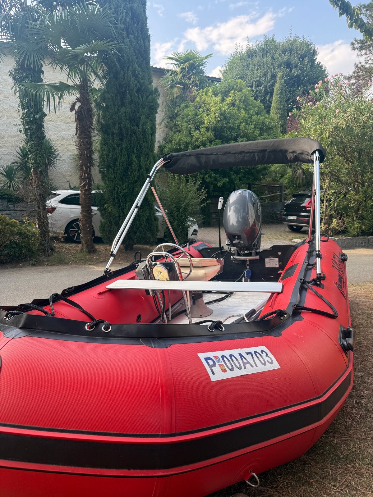 Talamex HDX 400 (2022) met Yamaha 25 pk (2014), Watersport en Boten, Ophalen, Gebruikt, Inclusief motor, Talamex