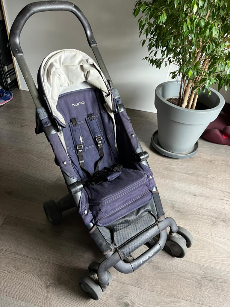 Nuna buggy, Kinderen en Baby's, Buggy's, Ophalen, Gebruikt, Regenhoes