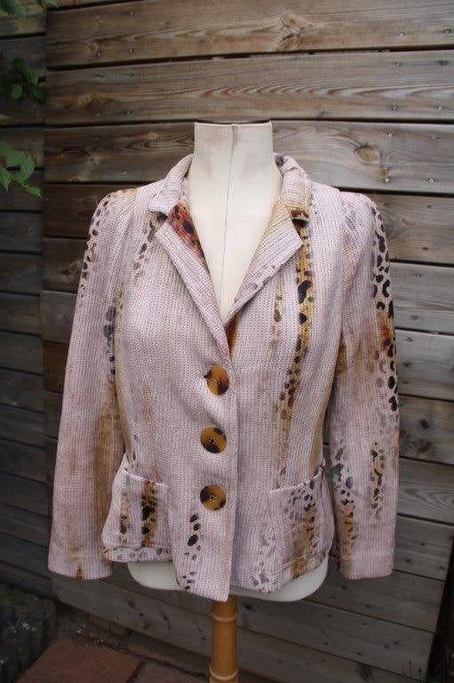 Jasje/ Vest beige bruin ML Collections mt 44 Vaste prijs, Beige, Maat 42/44 (L), Ophalen of Verzenden, Jasje