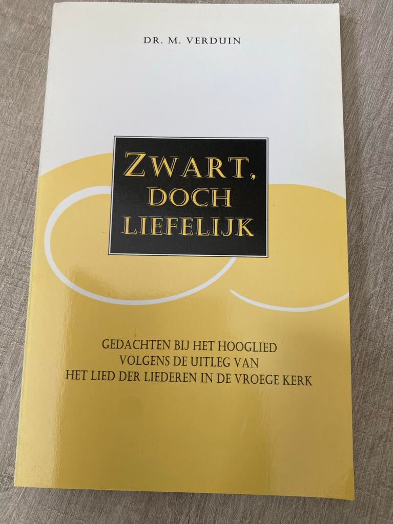 Zwart, doch liefelijk - Dr. M. Verduin (Christelijk boek), Ophalen of Verzenden, Zo goed als nieuw, Christendom | Protestants