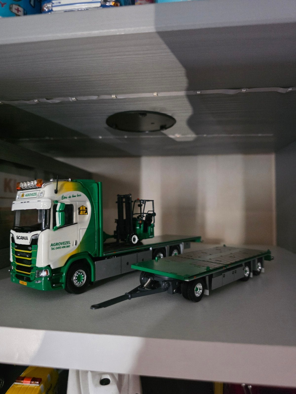 Tekno Scania S Agrovezel, Overige merken, Verzenden, 1:32 tot 1:50, Zo goed als nieuw
