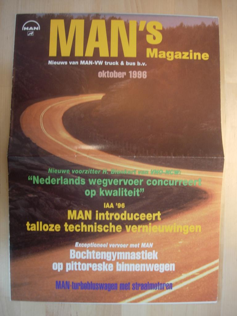 MAN Diesel Magazine 1996 – F2000 M2000 L2000, MAN Diesel, Ophalen of Verzenden, Zo goed als nieuw, Overige merken
