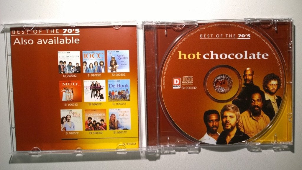 Hot Chocolate - Best Of The 70's, Ophalen of Verzenden, Zo goed als nieuw