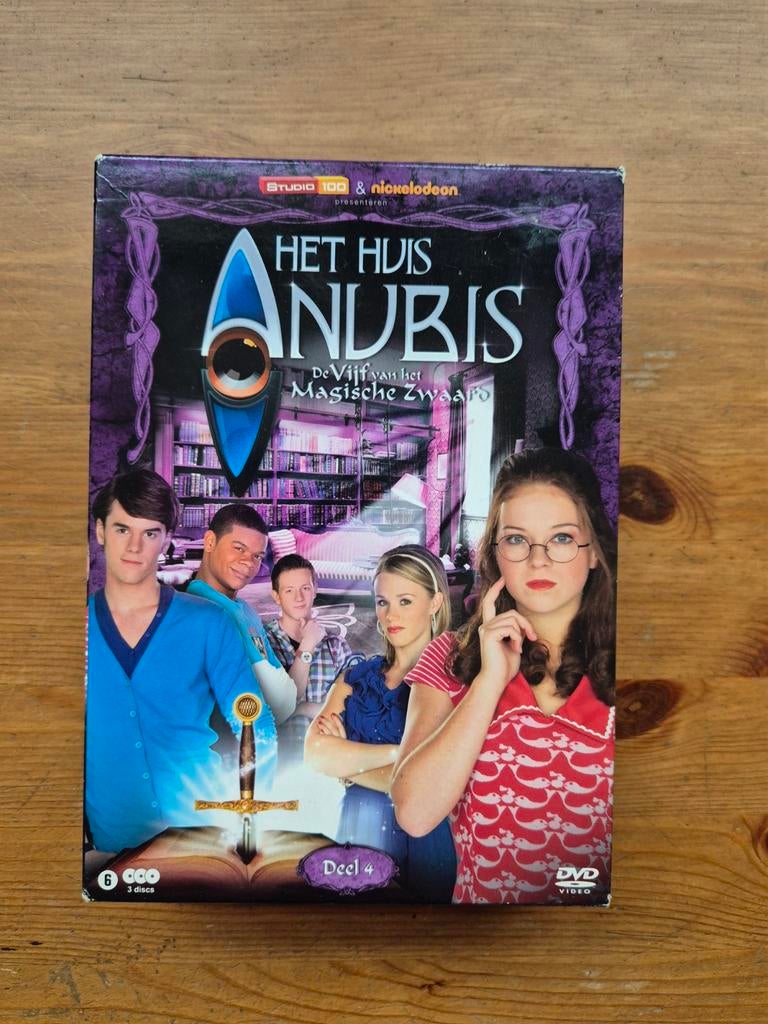 Het huis Anubis de vijf en het magische zwaard DVD box, Alle leeftijden, Ophalen of Verzenden