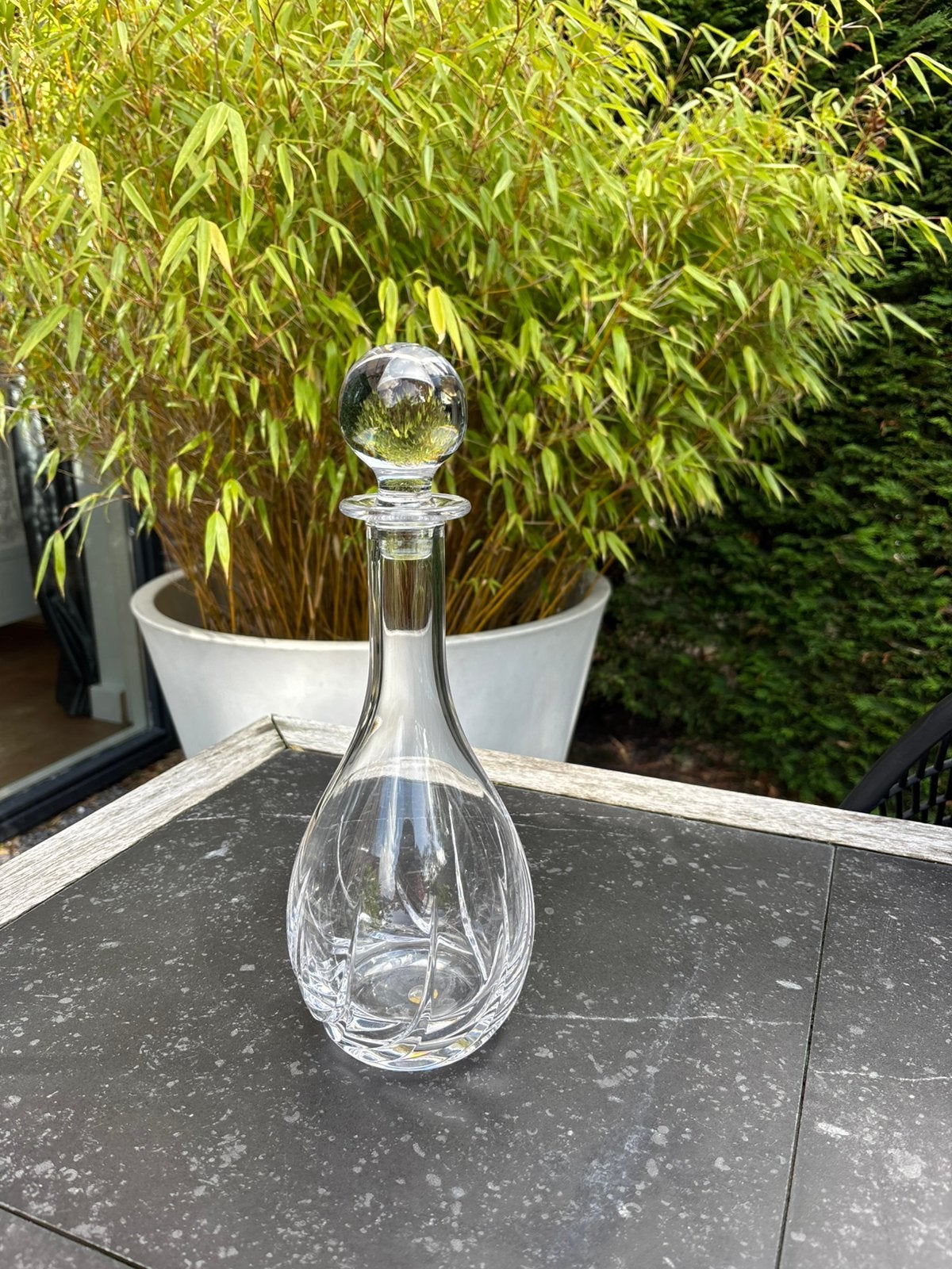 Karaf kristal Wedgwood Toscane, vintage,zgab, Antiek en Kunst, Antiek | Glas en Kristal, Ophalen of Verzenden