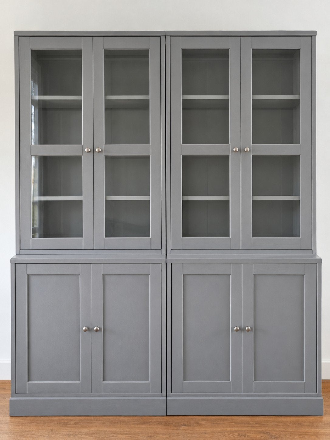 Twee IKEA HAVSTA vitrinekasten - ook los te koop, Ophalen, 200 cm of meer, Overige houtsoorten, 50 tot 100 cm