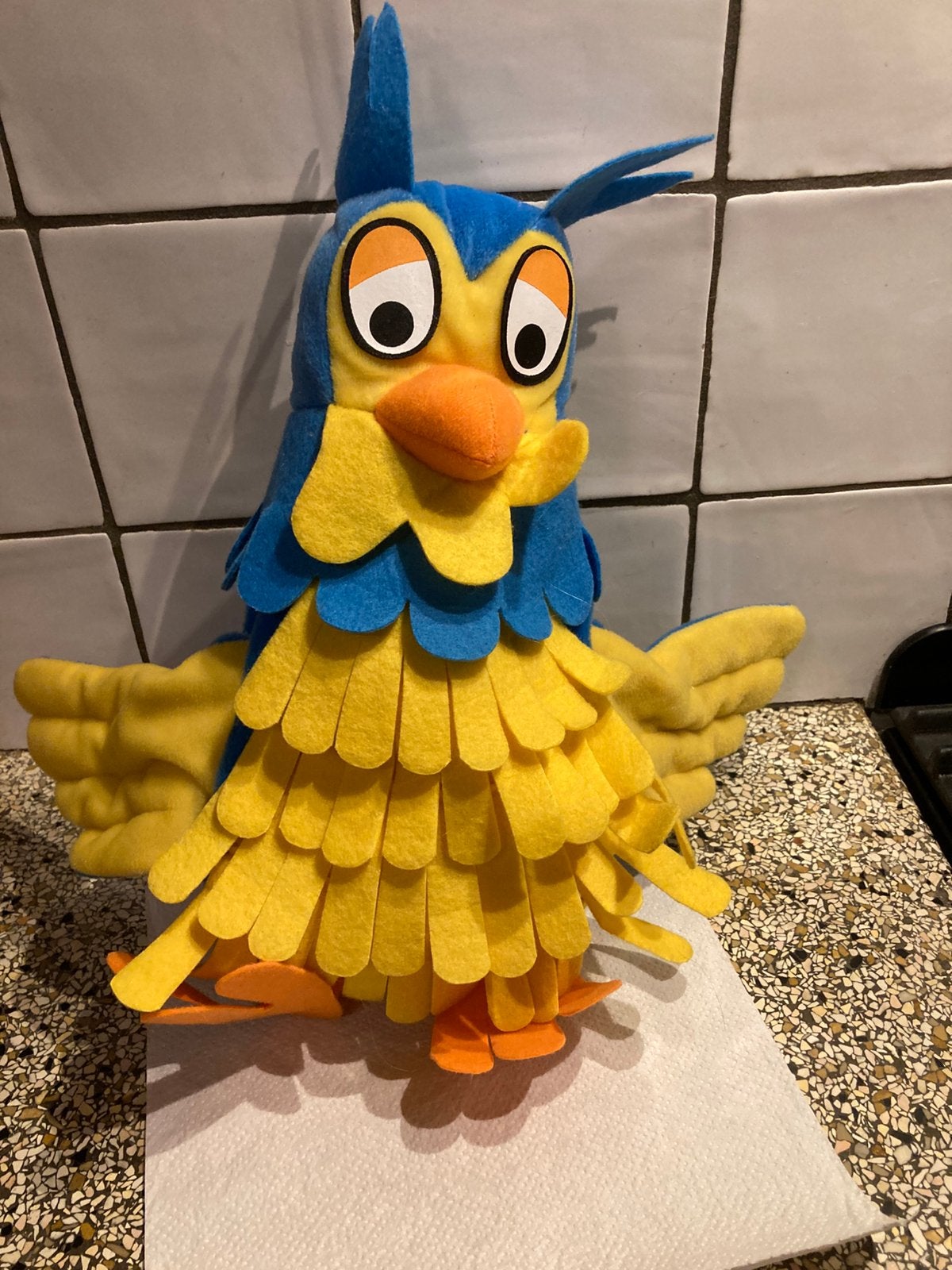 Handpop meneer de uil, Ophalen of Verzenden, Zo goed als nieuw, Pop