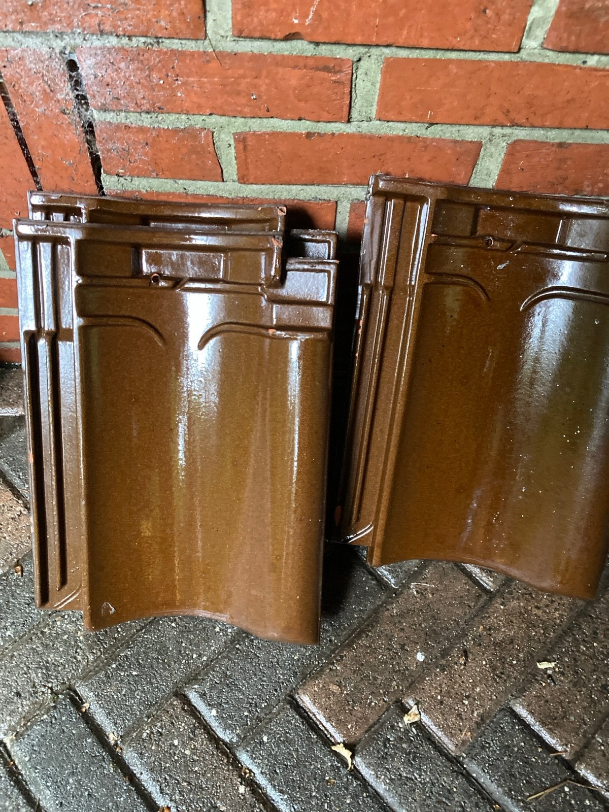 Bruine dakpannen - nieuw geglazuurd, Ophalen of Verzenden, Zo goed als nieuw, Minder dan 5 m², Dakpannen