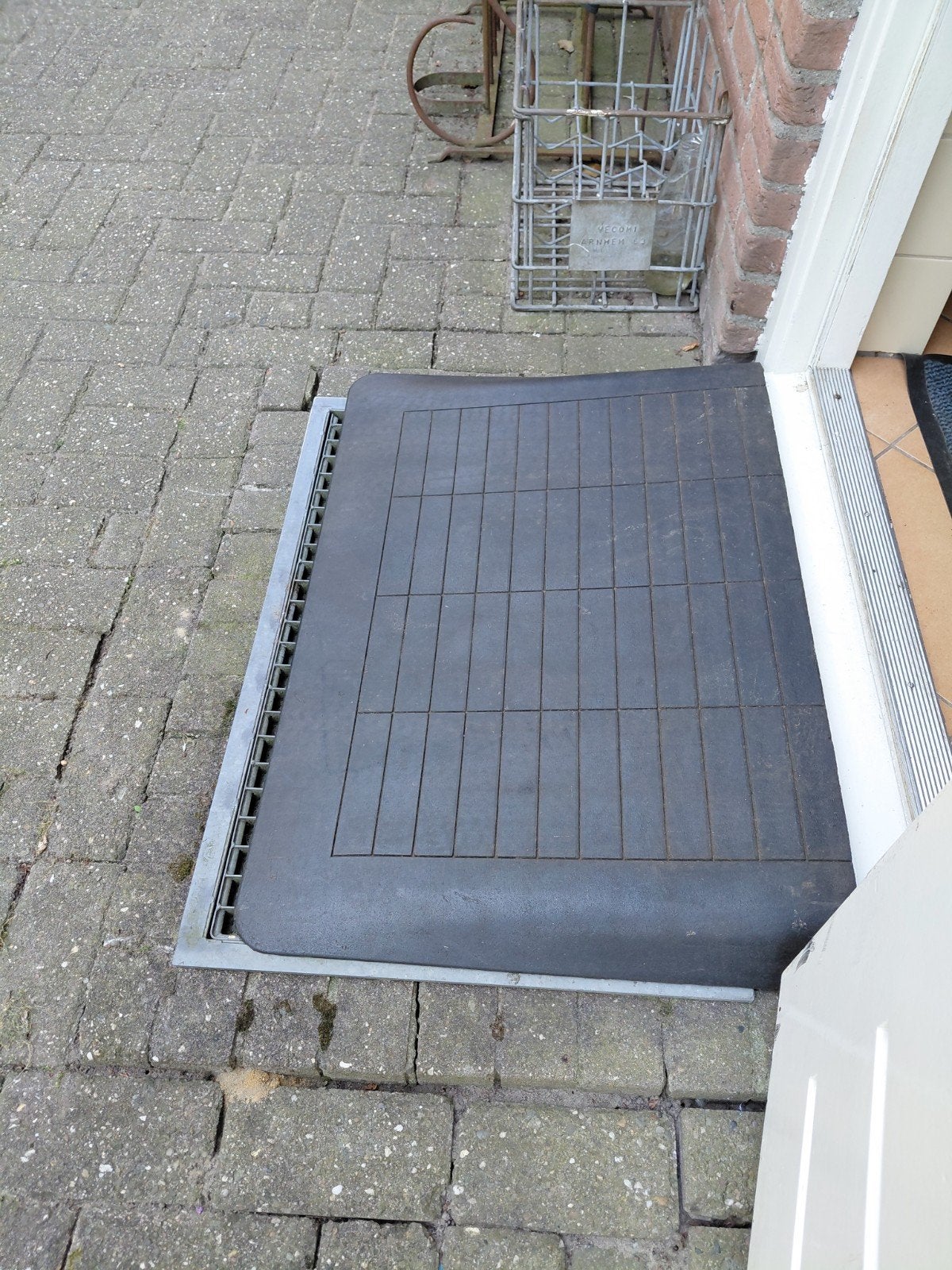 Drempelhulp / Oprijplaat voor rolstoel of scooter, Ophalen, Gebruikt