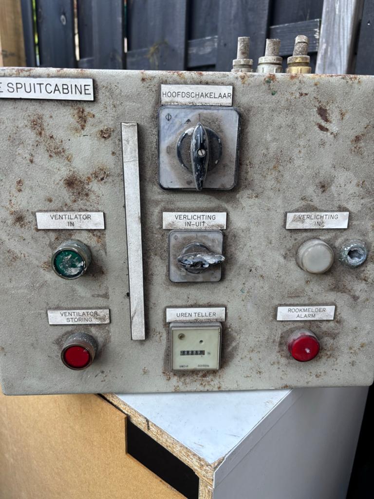 Bedieningspaneel voor Droge Spuitcabine, Ophalen of Verzenden