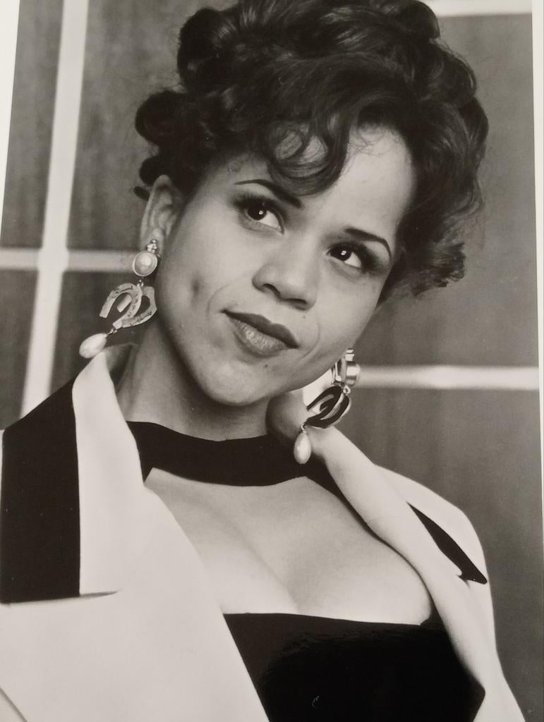 Vintage persfoto Rosie Perez & Isaac Hayes (1990), Ophalen of Verzenden, Zo goed als nieuw, Overige onderwerpen