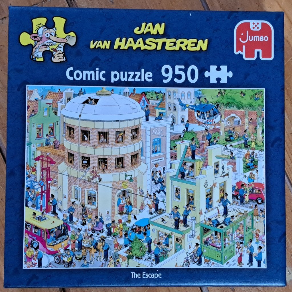 van Haasteren puzzel The Escape, Ophalen of Verzenden, 500 t/m 1500 stukjes, Zo goed als nieuw, Legpuzzel