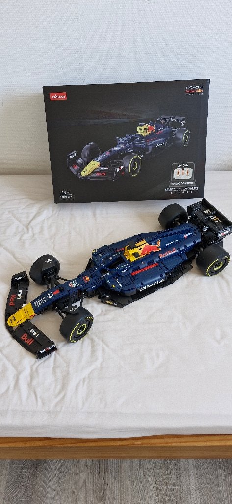 Te koop: Rastar bouwpakket Oracle Red Bull Racing RB19, Gebruikt, Auto, Groter dan 1:32, Ophalen