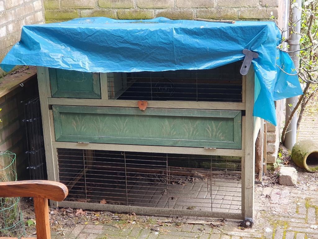 Konijnenhok - gratis ophalen, Ophalen, 90 cm of meer, Konijn, Hok