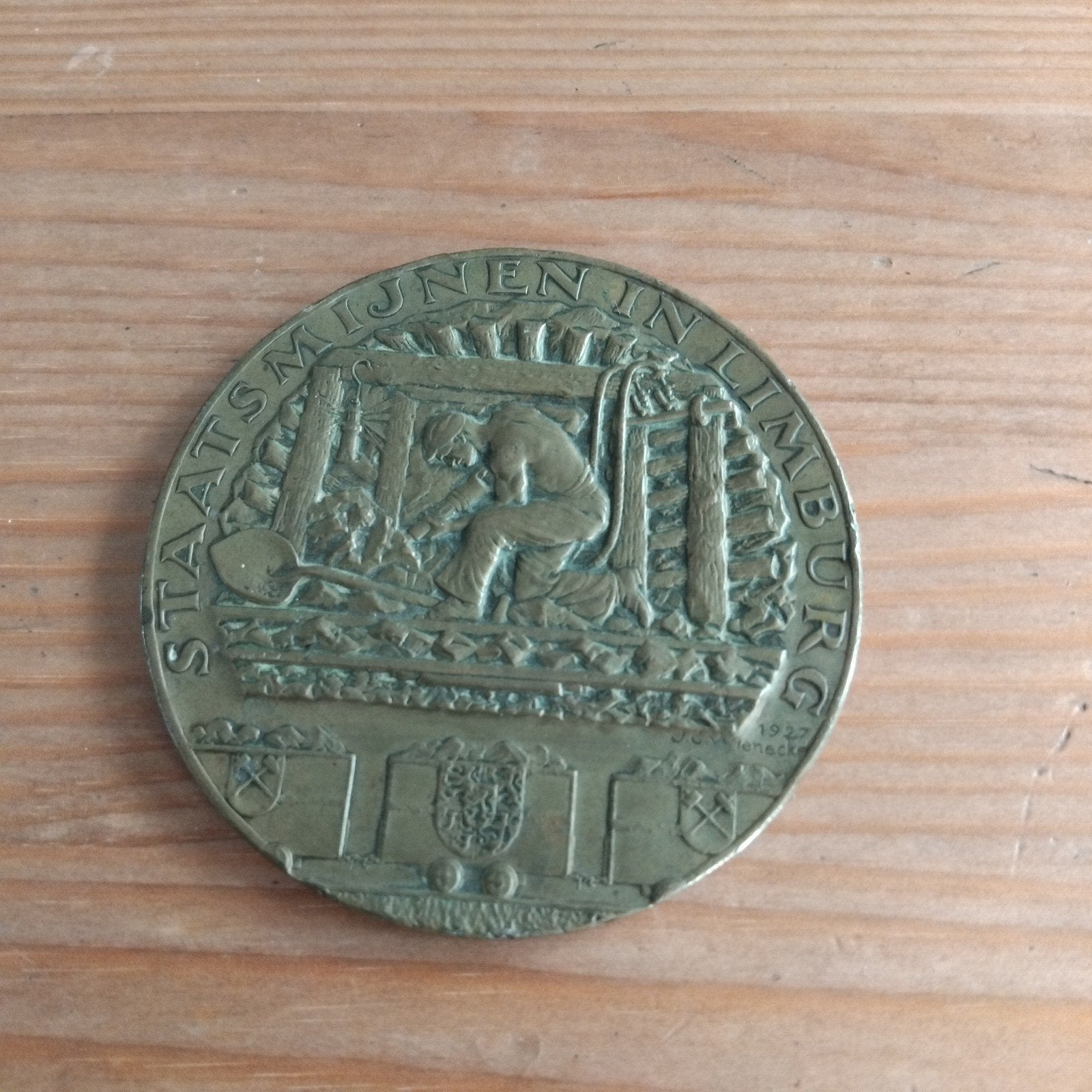 bronzen jubileum penning, Ophalen of Verzenden