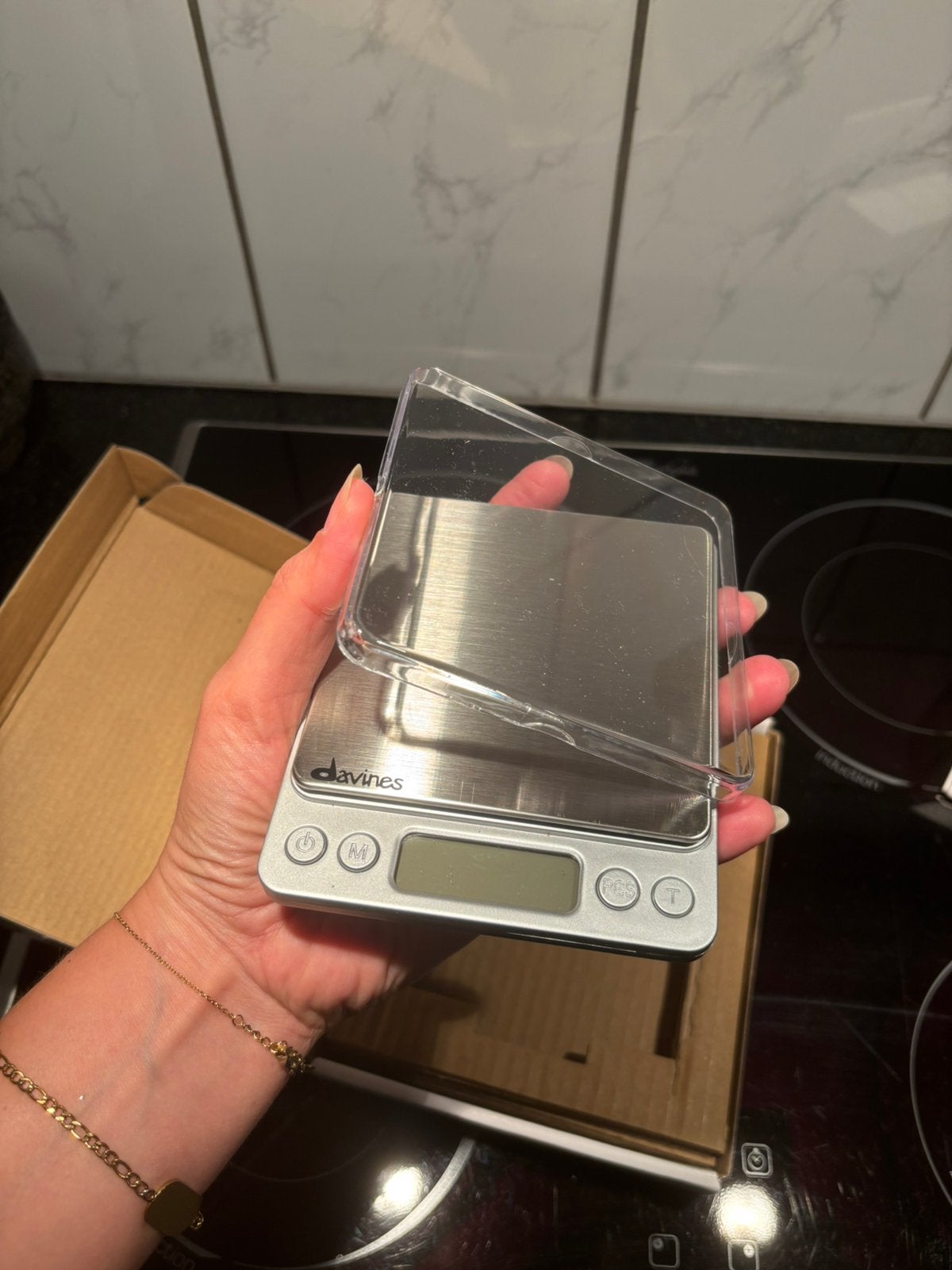 Precisie weegschaal voor kappers, NIEUW, Overige typen, Nieuw, Ophalen of Verzenden, Grijs