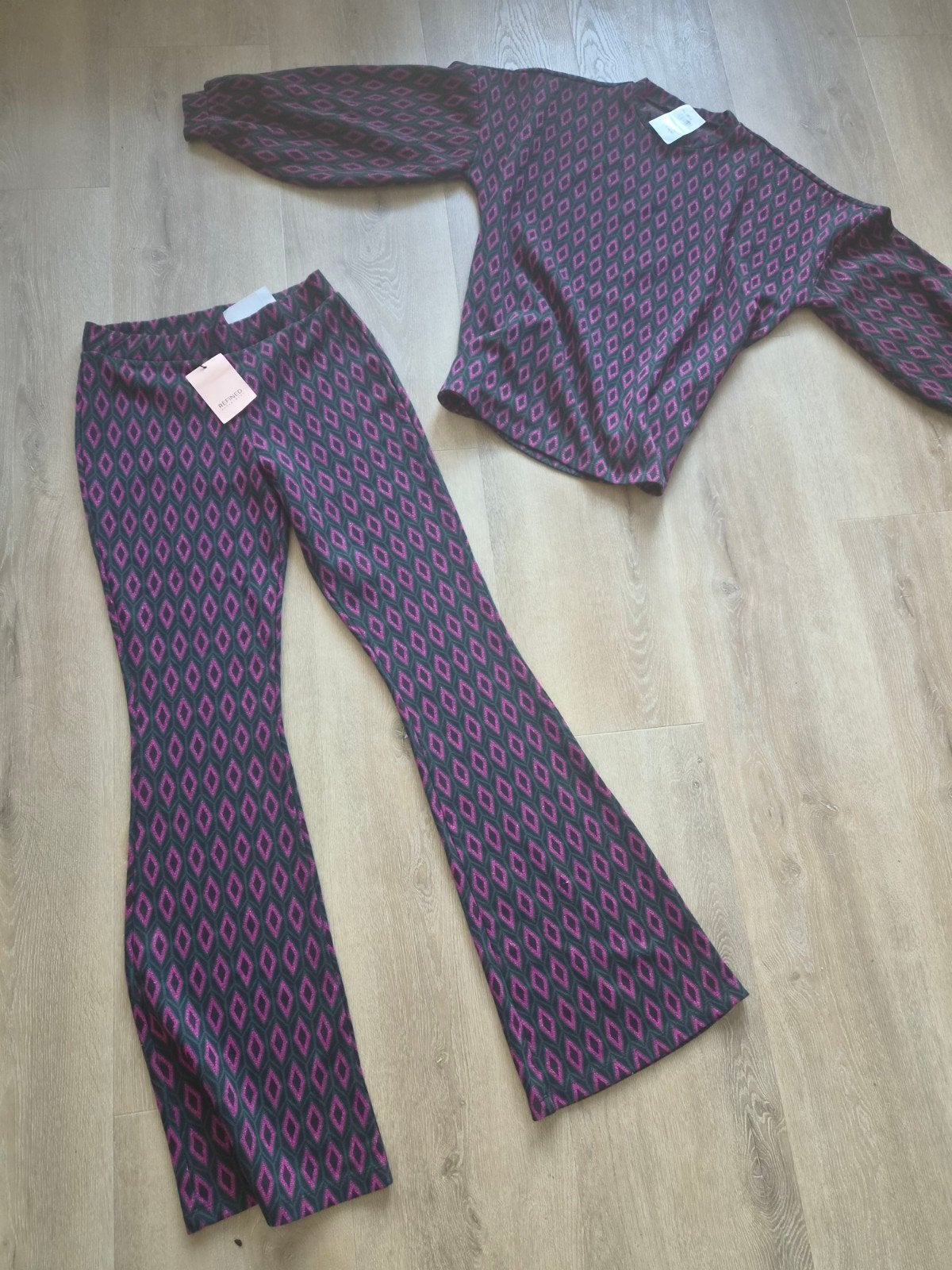 nieuw 2 delig co ord set refined department maat l kaartjes, Ophalen of Verzenden, Nieuw, Legging