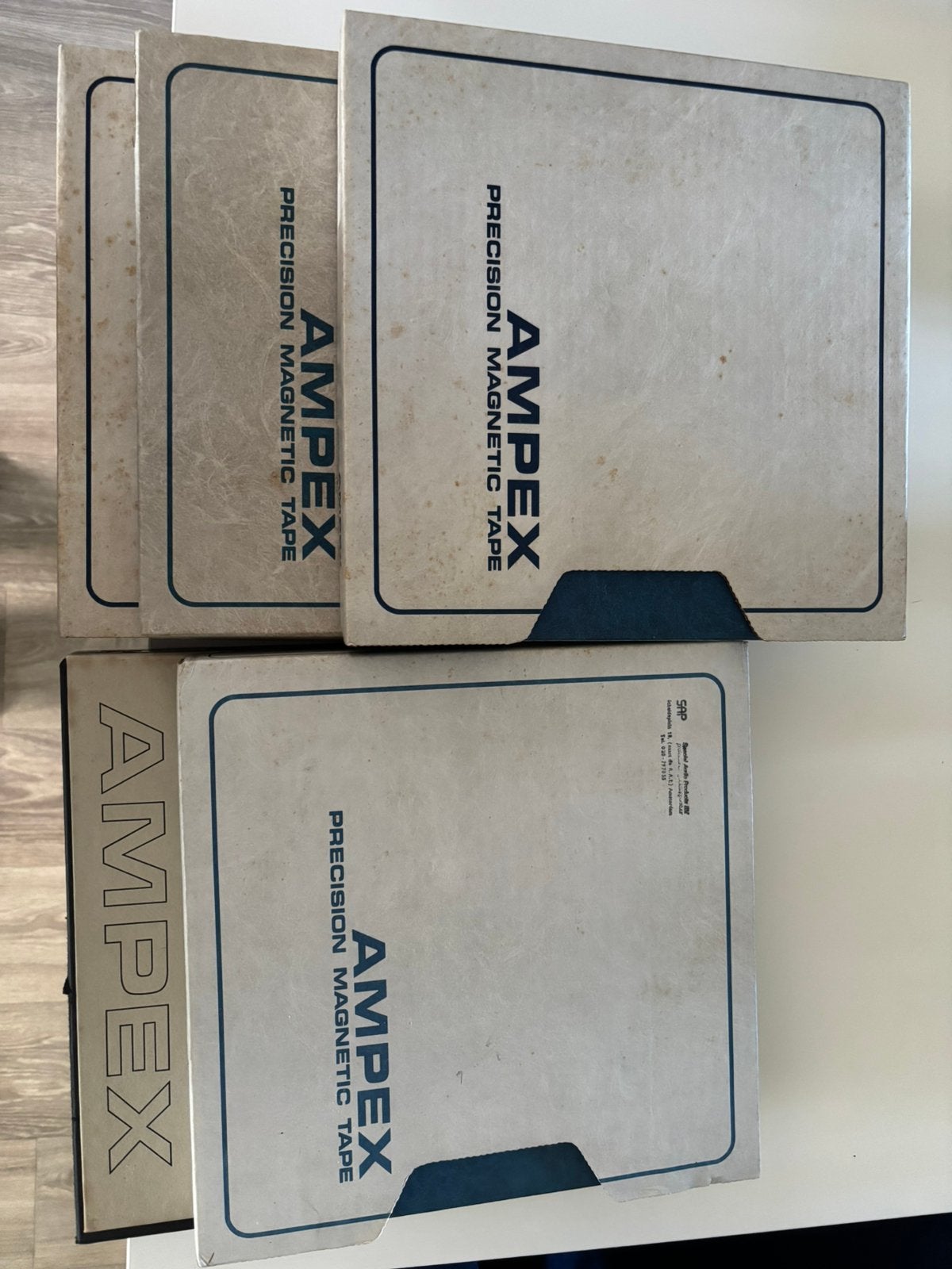 Ampex / quantegy half inch studio tapes, Ophalen, Met banden