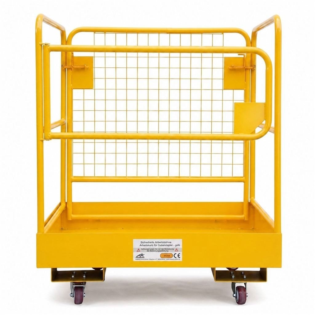 Veiligheidswerkkooi Heftruck | Werkbak Geel 540 kg, Verzenden, Automotive Parts, A.parts@hotmail.nl, Trasmolenlaan 12 3447 GZ Woerden