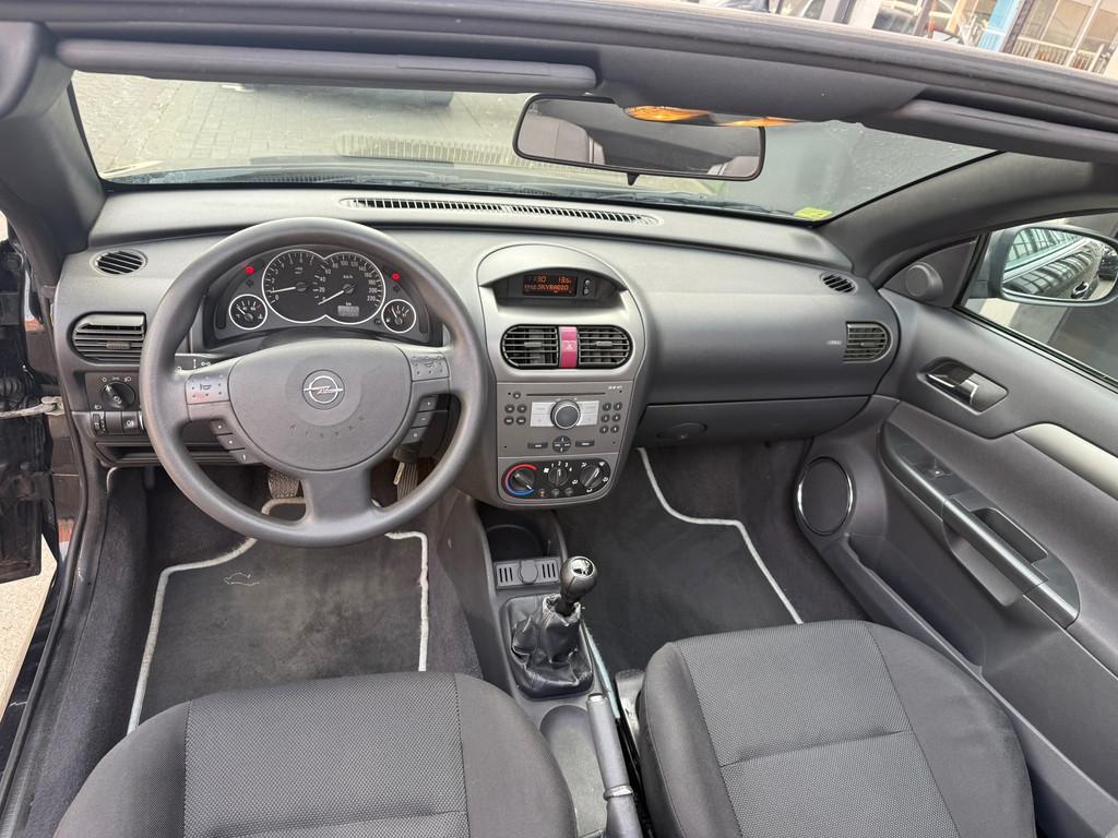 Opel Tigra TwinTop 1.8-16V Cosmo, Auto's, Opel, 125 pk, Gebruikt, 4 cilinders, Zwart