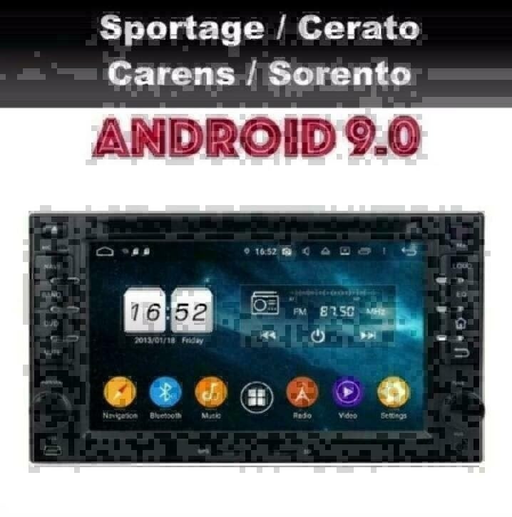 Kia Sportage Sorento Ceed Rio android 9.0 navigatie wifi dab, Ophalen of Verzenden, Gebruikt