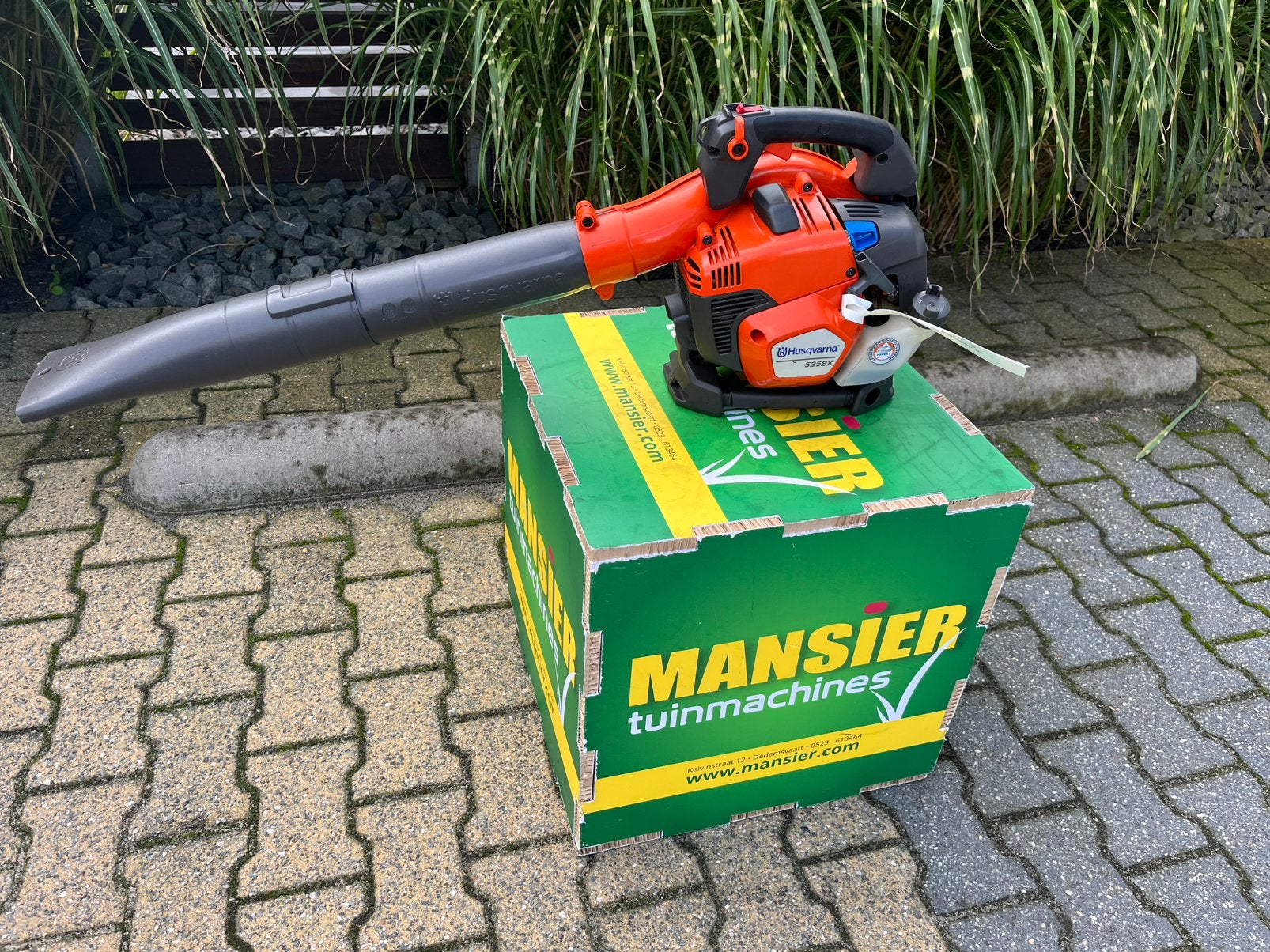 Bladblazer Husqvarna 525BX gebruikt, Ophalen, Dedemsvaart, Info@mansier.com, Benzine