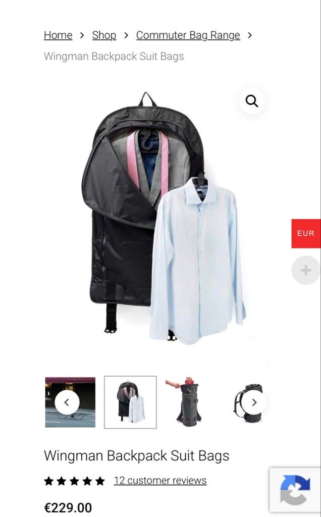 Henty Copilot suitbag convertible, Ophalen of Verzenden, Zo goed als nieuw, Overige merken