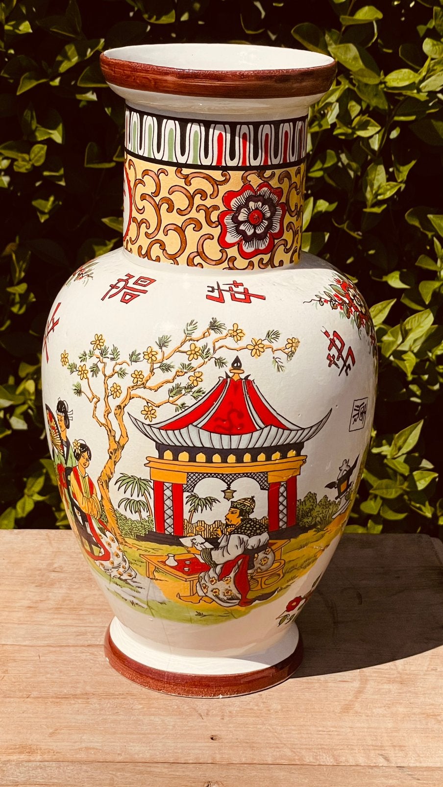 Chinese Keramische vaas jaren 1950, Ophalen of Verzenden