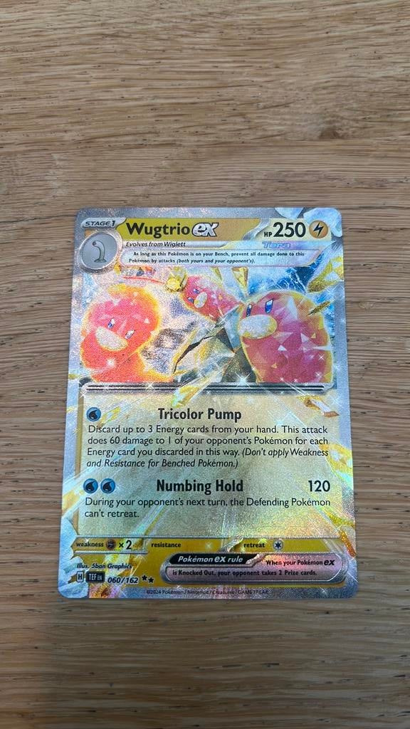 Wugtrio pokemonkaart, Ophalen of Verzenden, Zo goed als nieuw