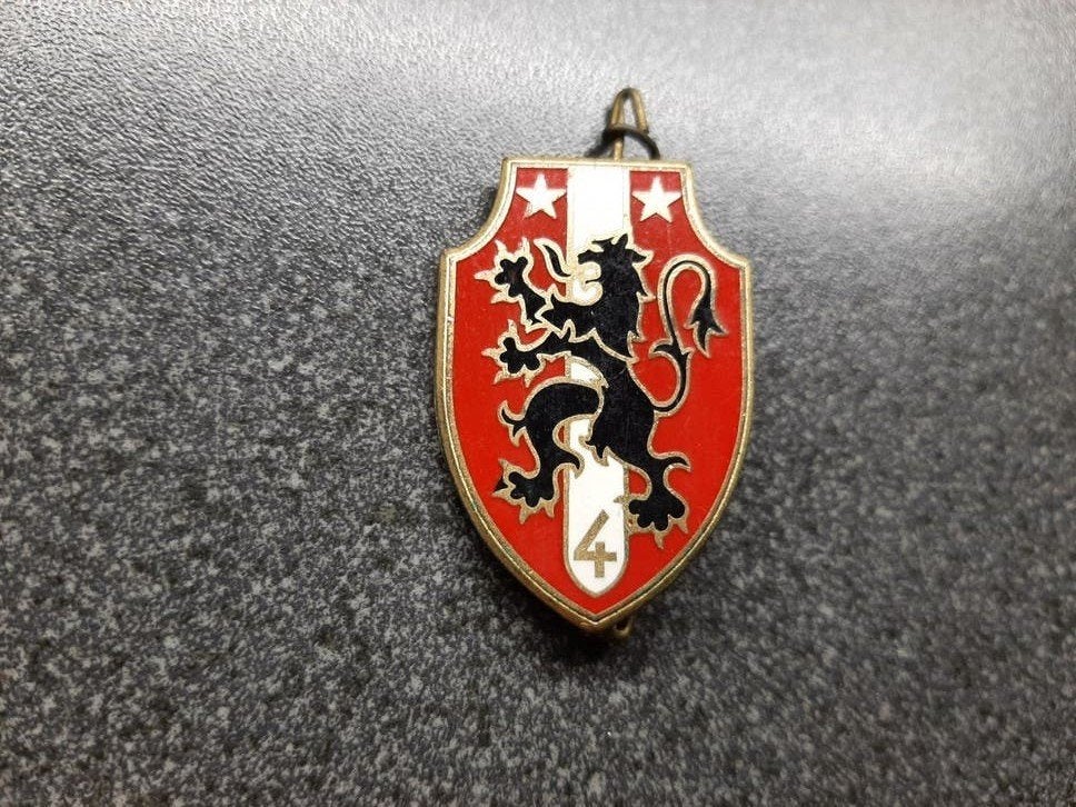 Frankrijk  - Borst Insigne  - 4e Brigade  - G 2159, Ophalen of Verzenden, Landmacht, Overige gebieden, Embleem of Badge