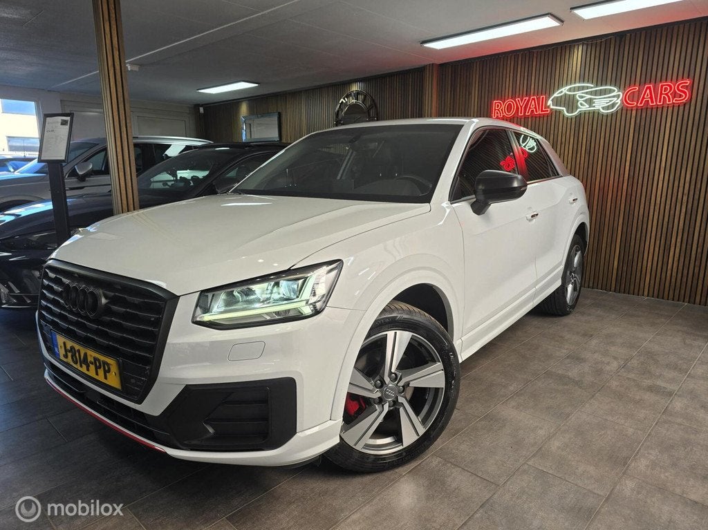 Audi Q2 35 TFSI / lederen Bekleding/ Navi / DSG/ Org NL Auto, Auto's, Audi, 15 km/l, 4 cilinders, 150 pk, Wit