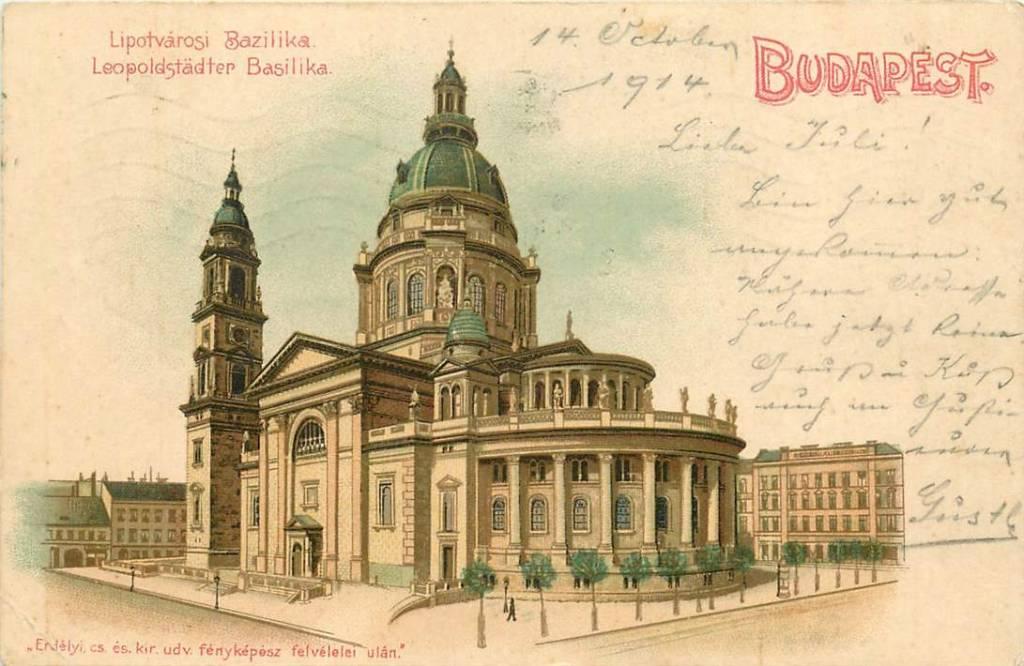 381-216-025 Budapest Leopoldstadter Basilika, Verzamelen, Ansichtkaarten | Buitenland, Overig Europa, Voor 1920, Verzenden