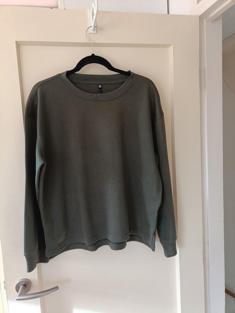 MOSGROENE SWEATER, Maat 38/40 (M), Ophalen of Verzenden, Zo goed als nieuw, Hema