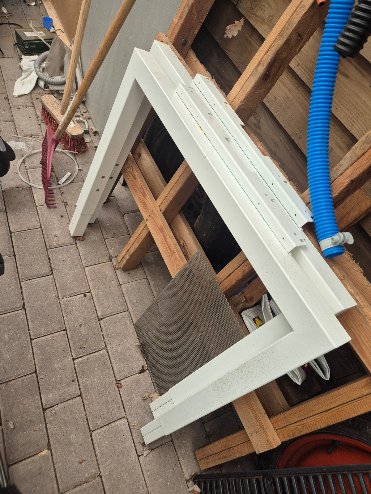 Metalen industriële tafelpoten kantoor bureau, Ophalen, Tafelpoot, Gebruikt, 50 tot 100 cm