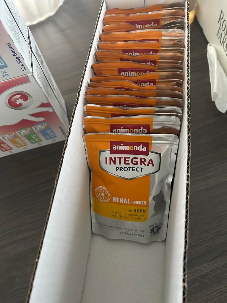 Animonda Integra Protect Renal – 14 zakjes 85g ( kat), Dieren en Toebehoren, Ophalen of Verzenden, Kat
