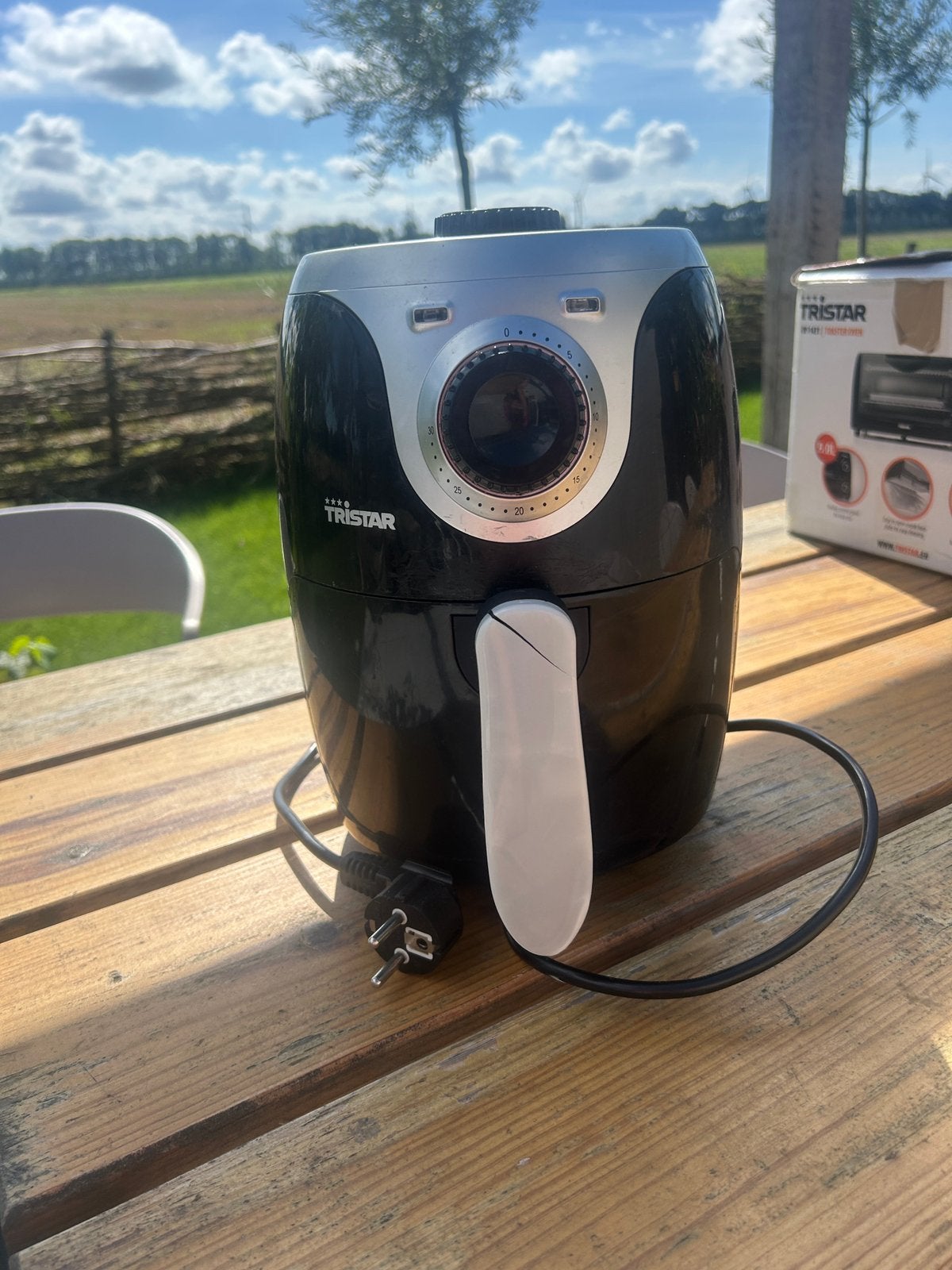 Tristar mini airfryer, Ophalen of Verzenden, Gebruikt, Airfryer, Minder dan 750 gram