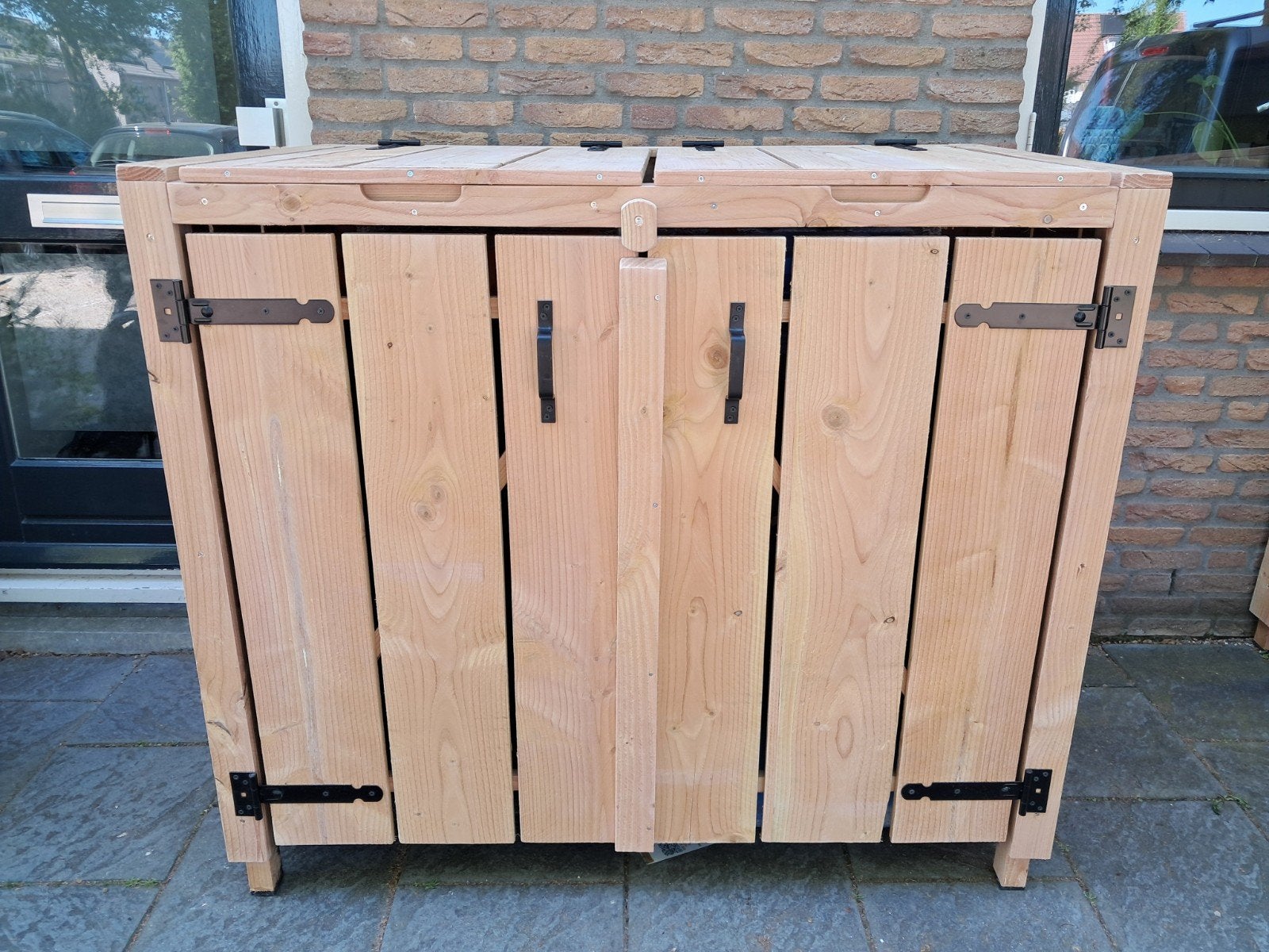 kliko ombouw container ombouw douglas hout *GRATIS MONTAGE*, Ophalen of Verzenden, Nieuw