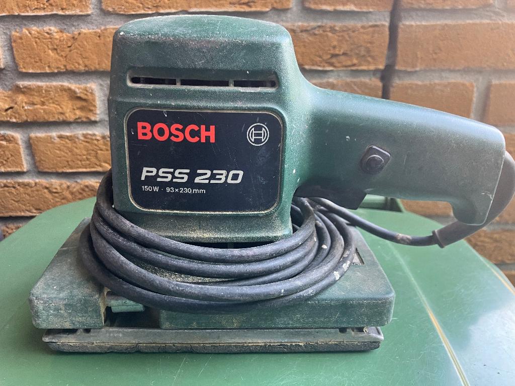 SCHUURMACHINE BOSCH, Ophalen, Gebruikt, Minder dan 600 watt, Vlakschuurmachine