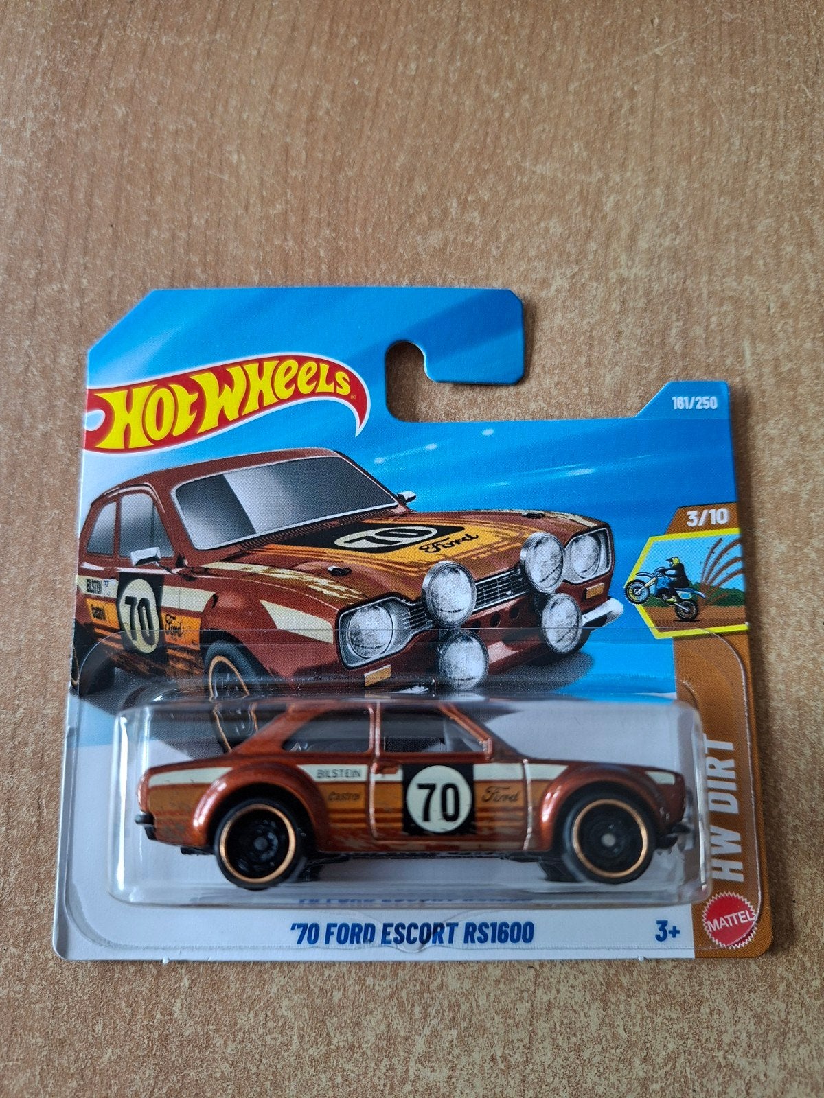 Hot Wheels '70 Ford Escort RS1600 - HW Dirt, Ophalen of Verzenden, Nieuw, Auto