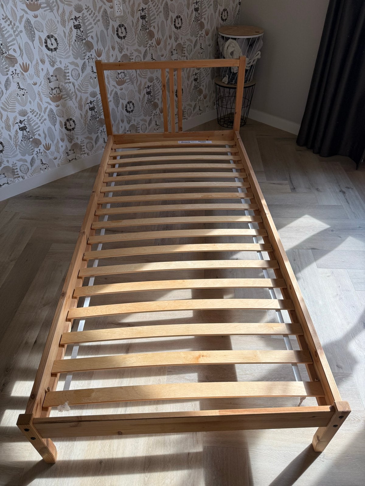 IKEA Hemnes Eenpersoonsbed (90x200 cm) - Hout, Ophalen, Gebruikt, 90 cm, 200 cm
