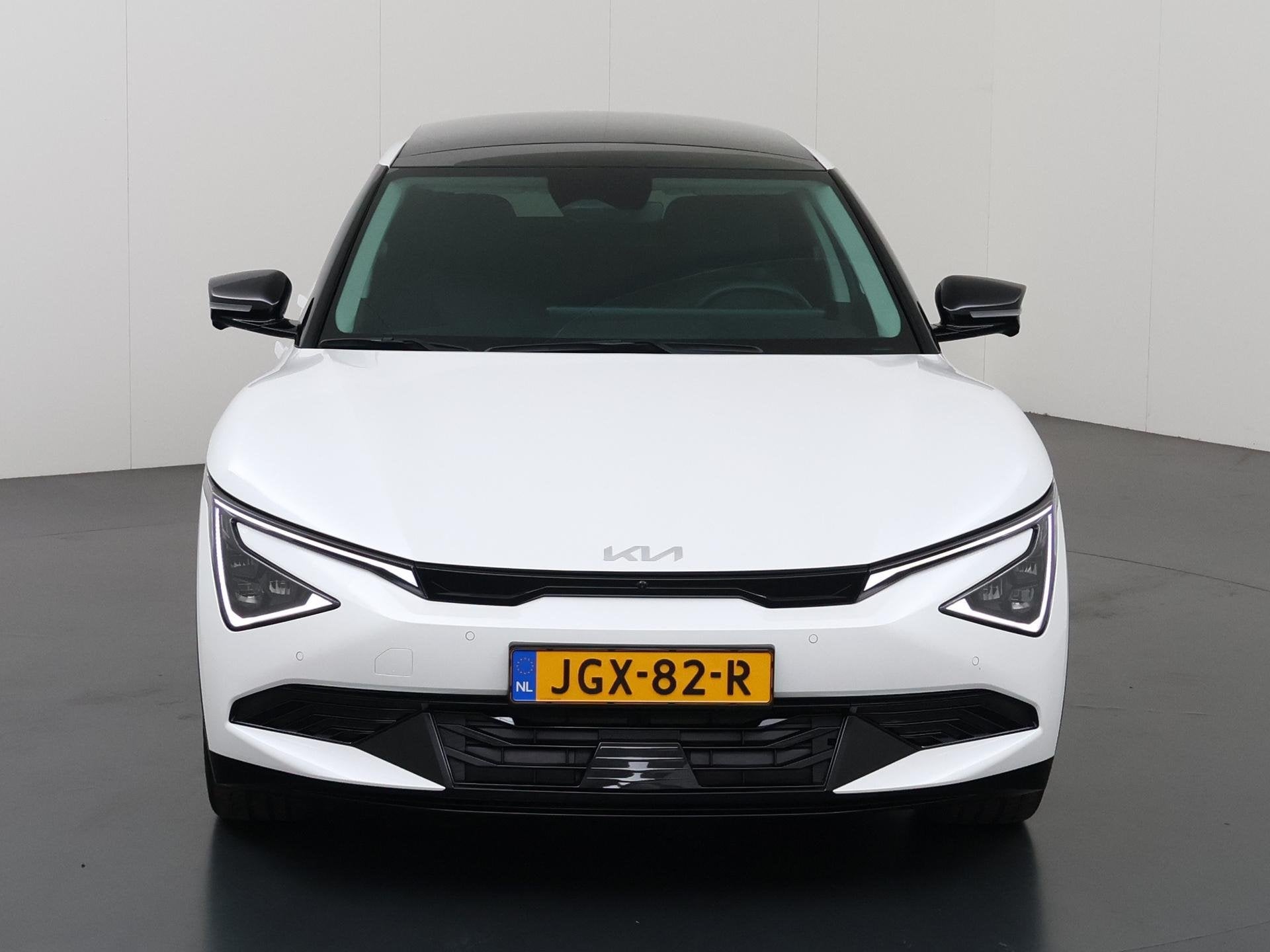 Kia EV6 Plus Advanced 84 kWh | Panoramadak | Lederen bekledi, Auto's, Automaat, 228 pk, 1960 kg, Wit